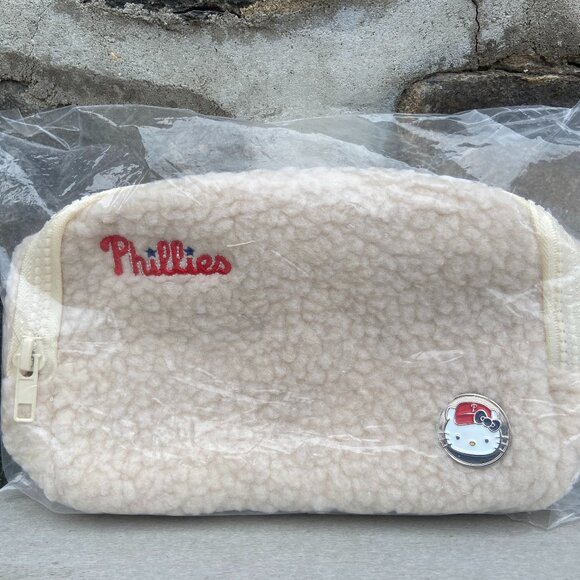 NEW Philadelphia Phillies Hello Kitty Stadium Giveaway Sherpa Belt Bag SGA - Picture 1 of 2